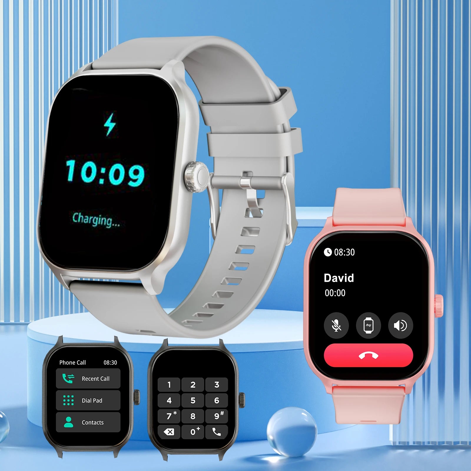 Smartwatch, Multi-Sport Mode for Men and Women, Sports Tracking, Compatible with IPhone/Andriod