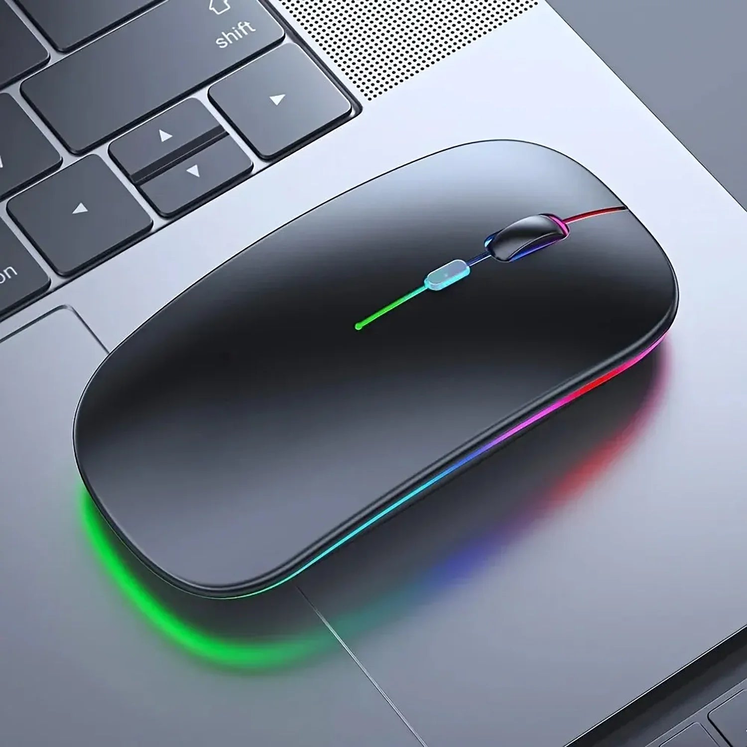 2025New Wireless Mouse Gaming Mouse Backlight USB Compatible RGB Rechargeable Mice Silent Backlit Ergonomic  Mouse for Laptop PC