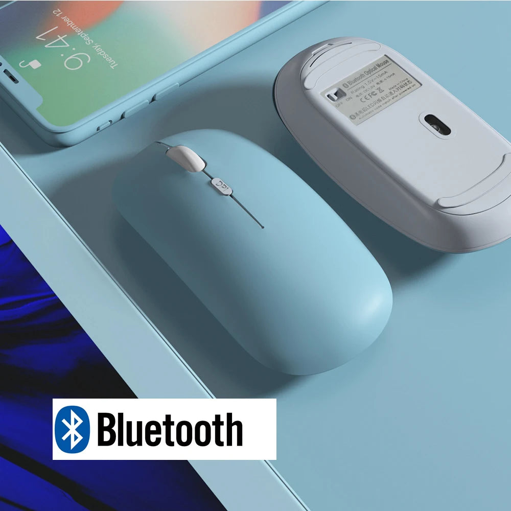 Wireless color Bluetooth mouse, single-mode battery, suitable for office and business use with various laptops