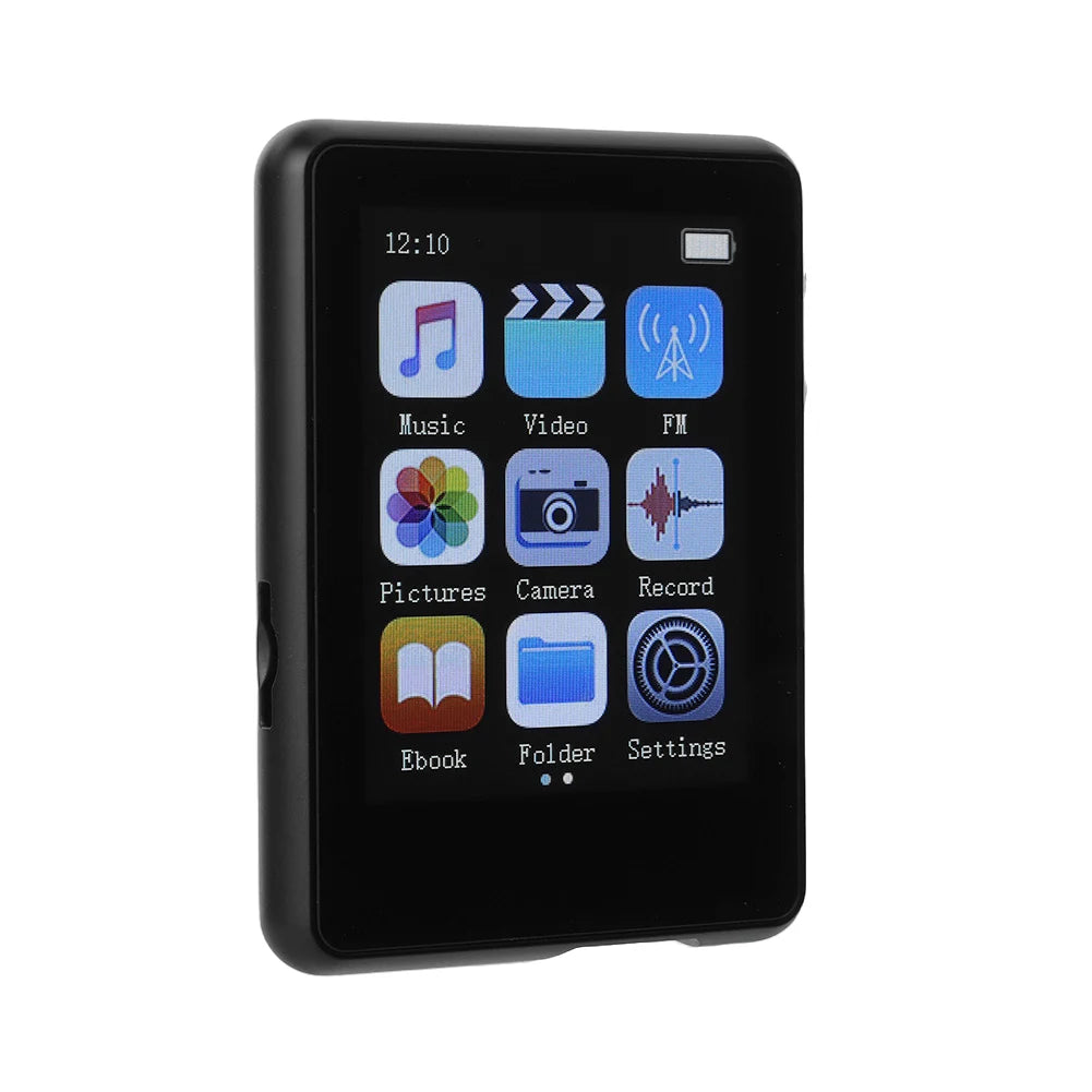MP4 Player 2.4 Inch Screen HiFi Lossless Music Player Bluetooth-Compatible 5.3 E Book/Recorder Support Full Touch MP4 Player